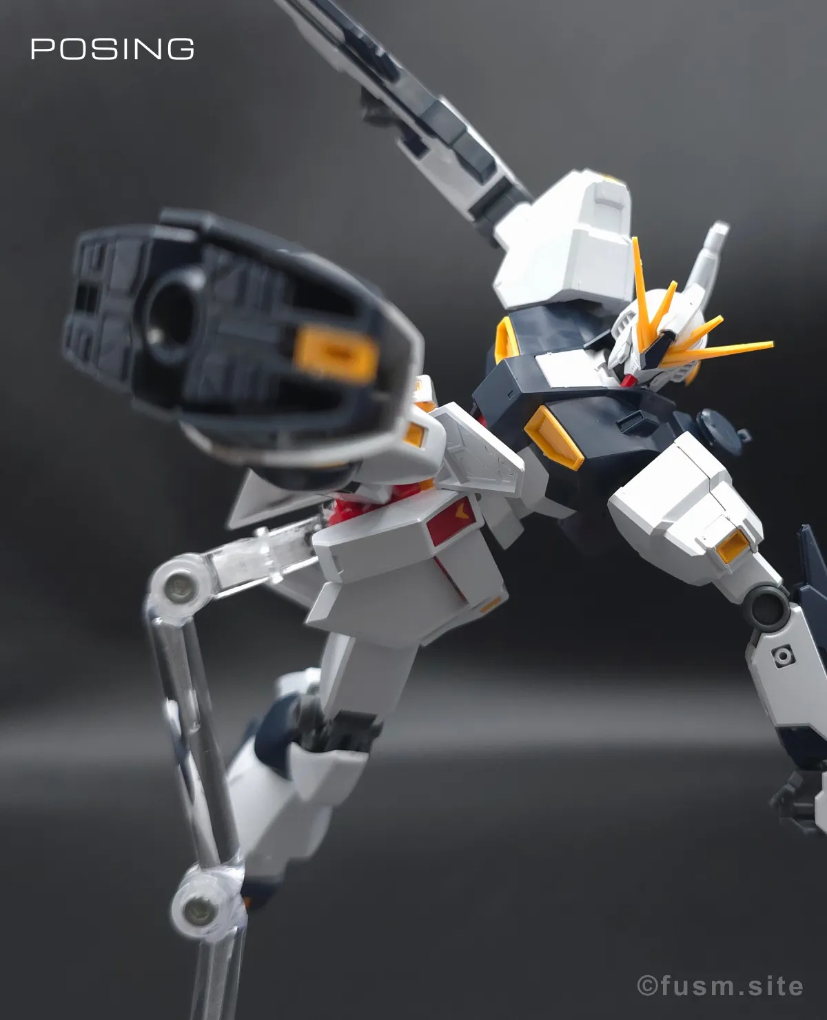 ENTRY GRADE νガンダム レビュー ポージング 11