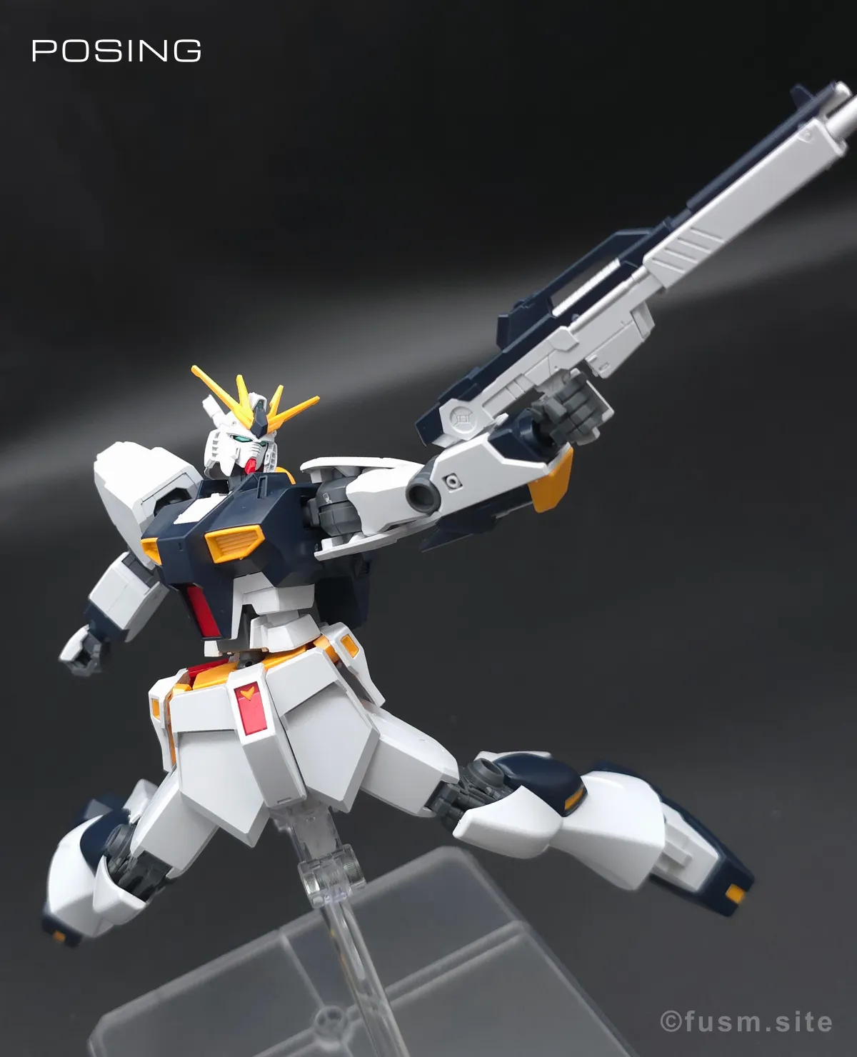 ENTRY GRADE νガンダム レビュー ポージング 14