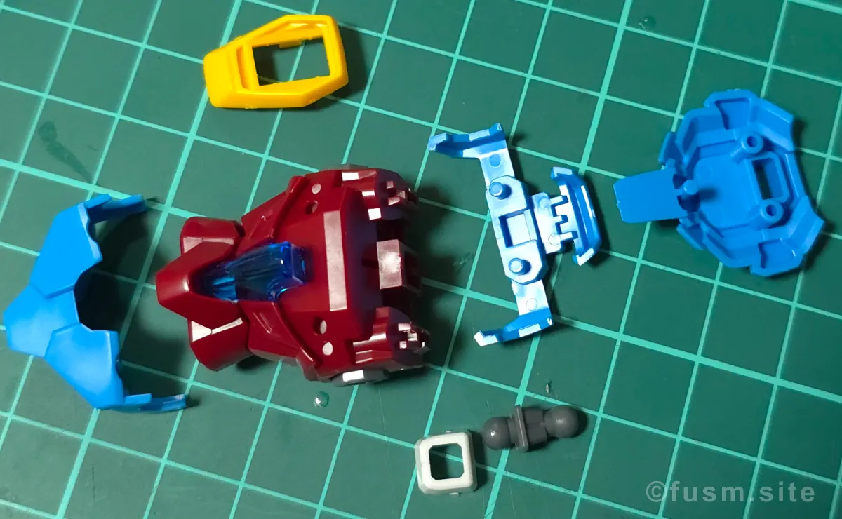 HG ガンダム G-セルフ(パーフェクトパック装備型) レビュー パーツ・構造・組み立て 02