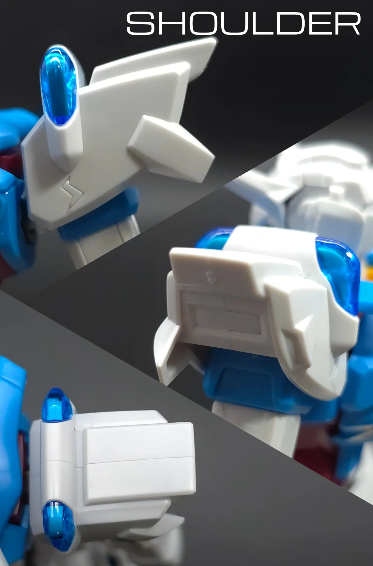 HG ガンダム G-セルフ(パーフェクトパック装備型) レビュー 肩ディテール 01