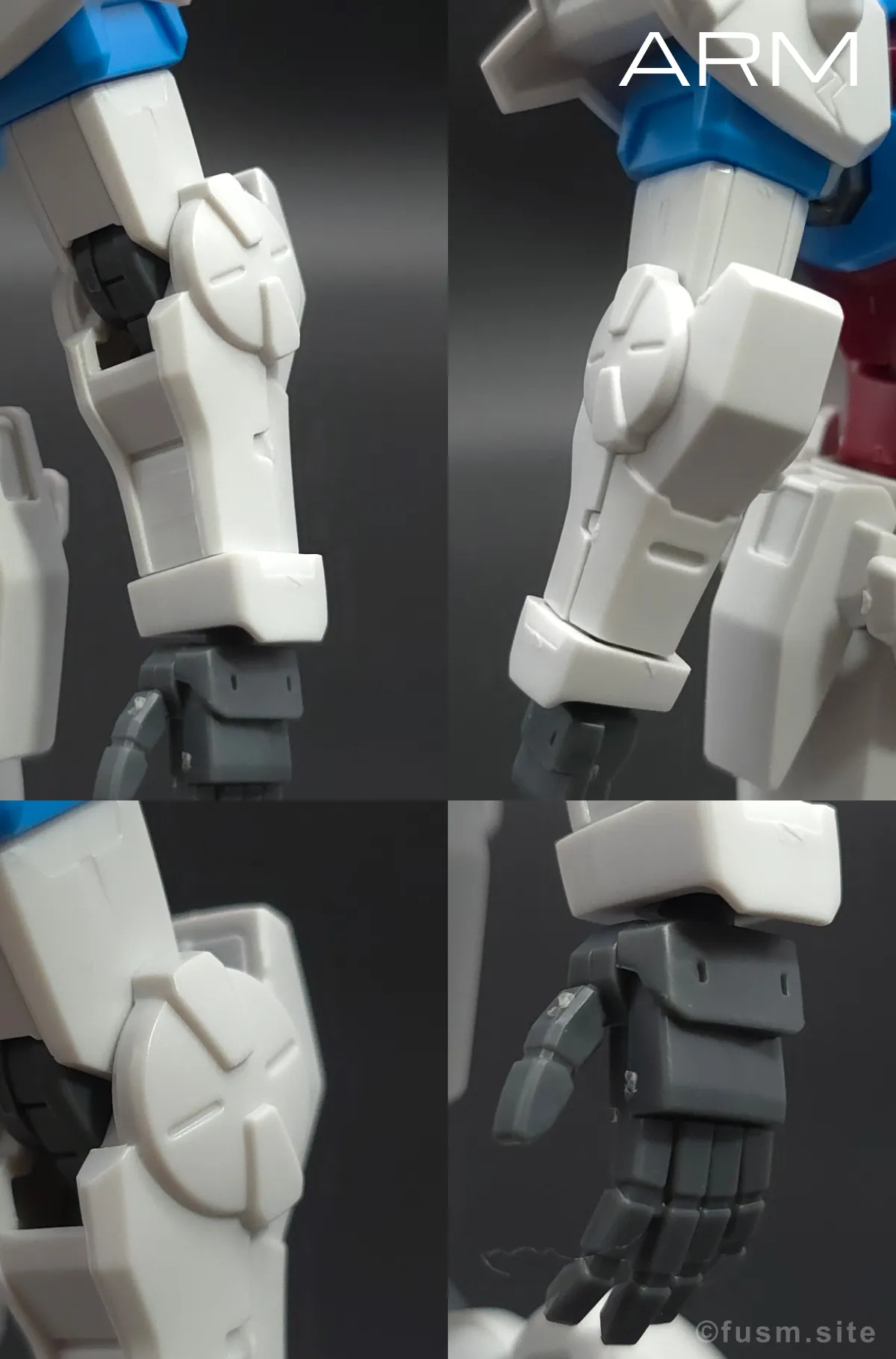 HG ガンダム G-セルフ(パーフェクトパック装備型) レビュー 腕部ディテール 01