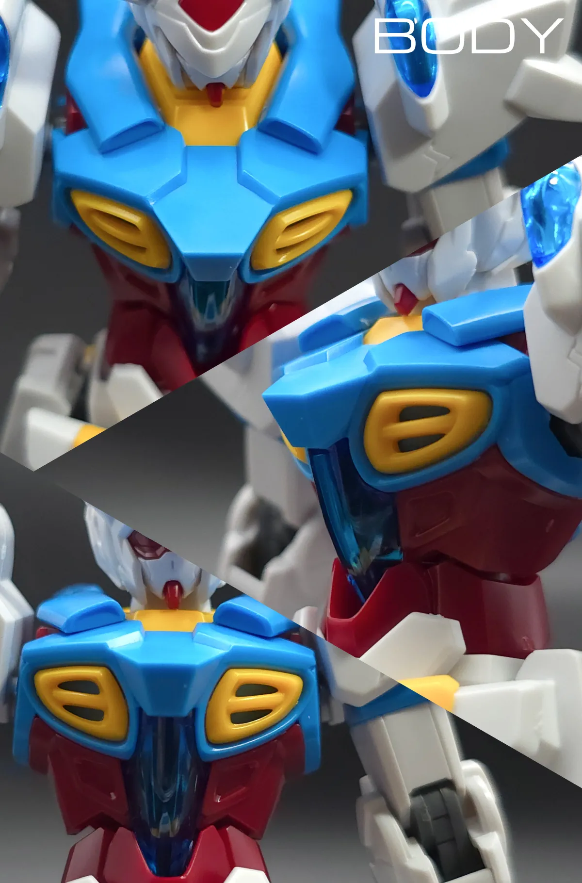 HG ガンダム G-セルフ(パーフェクトパック装備型) レビュー 胴体ディテール 01