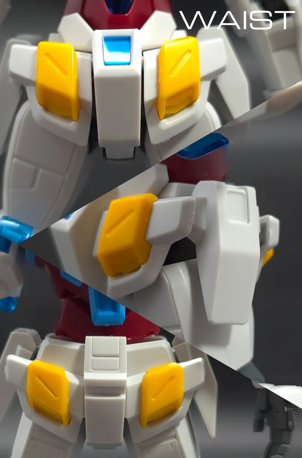 HG ガンダム G-セルフ(パーフェクトパック装備型) レビュー 胴体ディテール 02