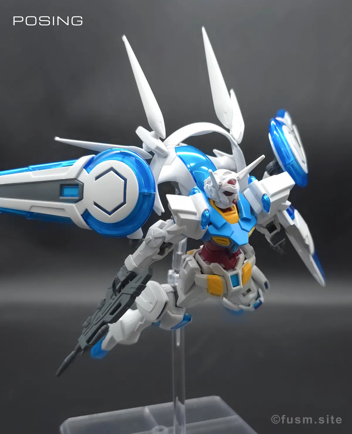 HG ガンダム G-セルフ(パーフェクトパック装備型) レビュー ポージング 01