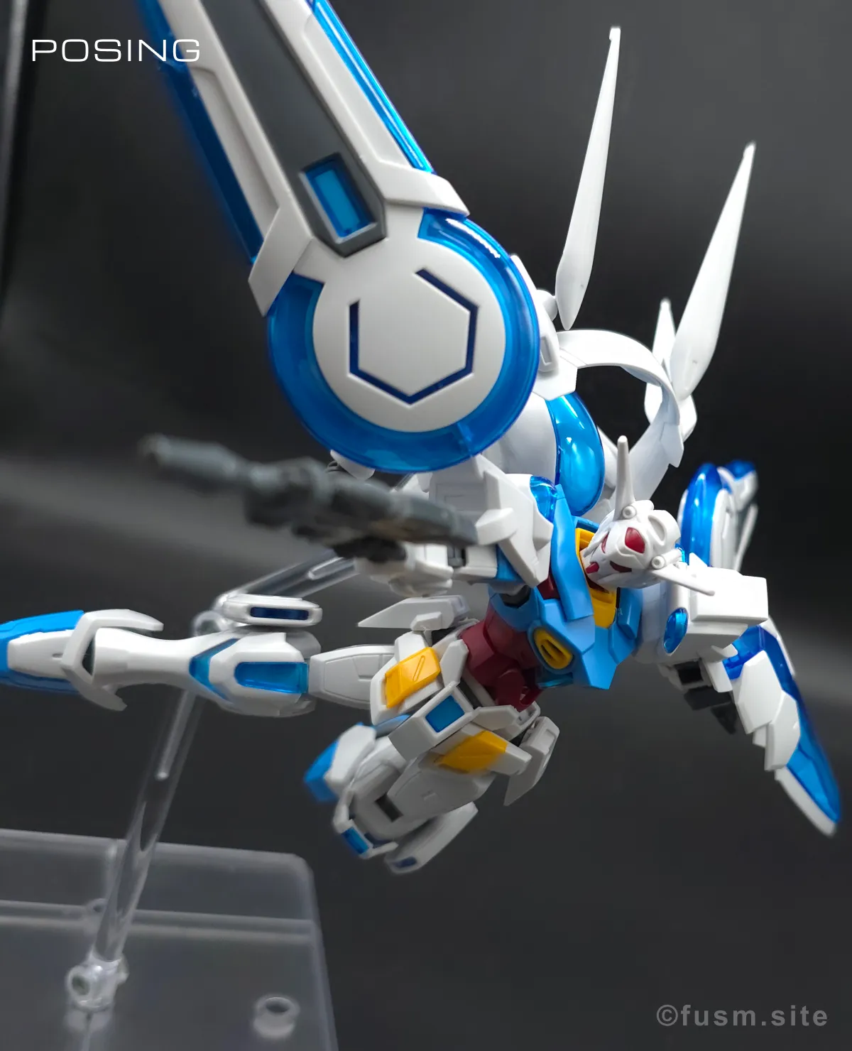 HG ガンダム G-セルフ(パーフェクトパック装備型) レビュー ポージング 03