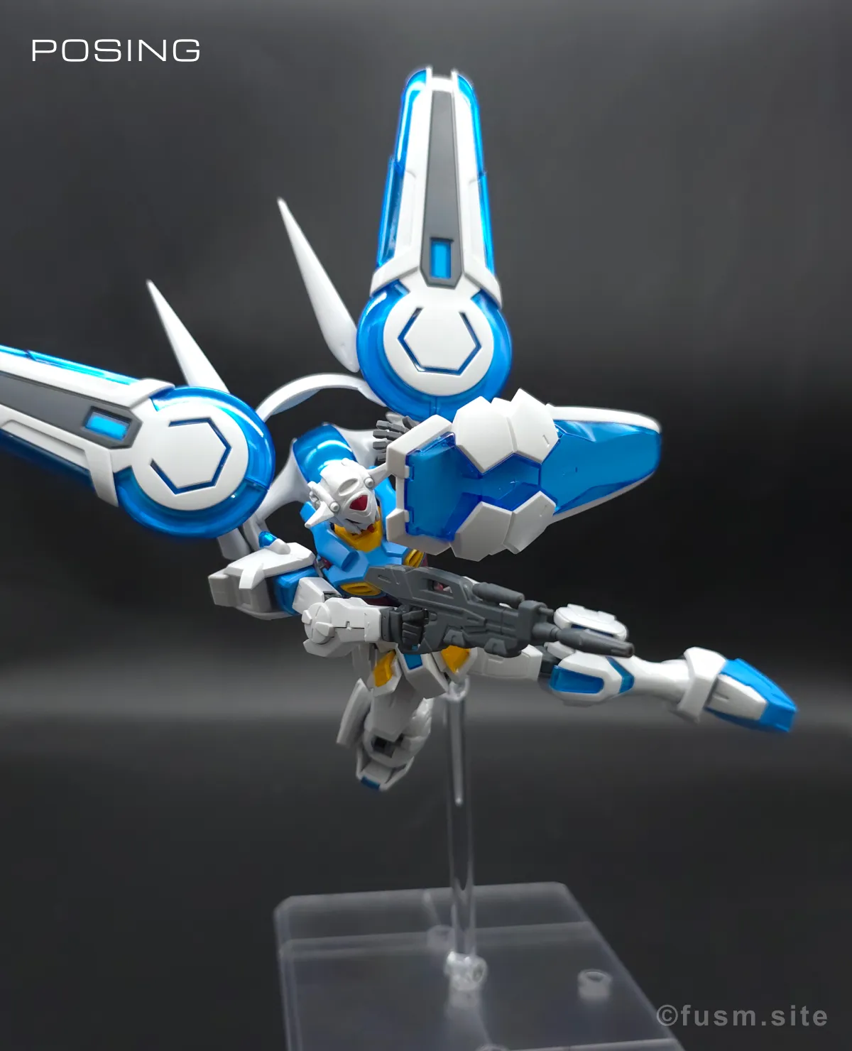 HG ガンダム G-セルフ(パーフェクトパック装備型) レビュー ポージング 04