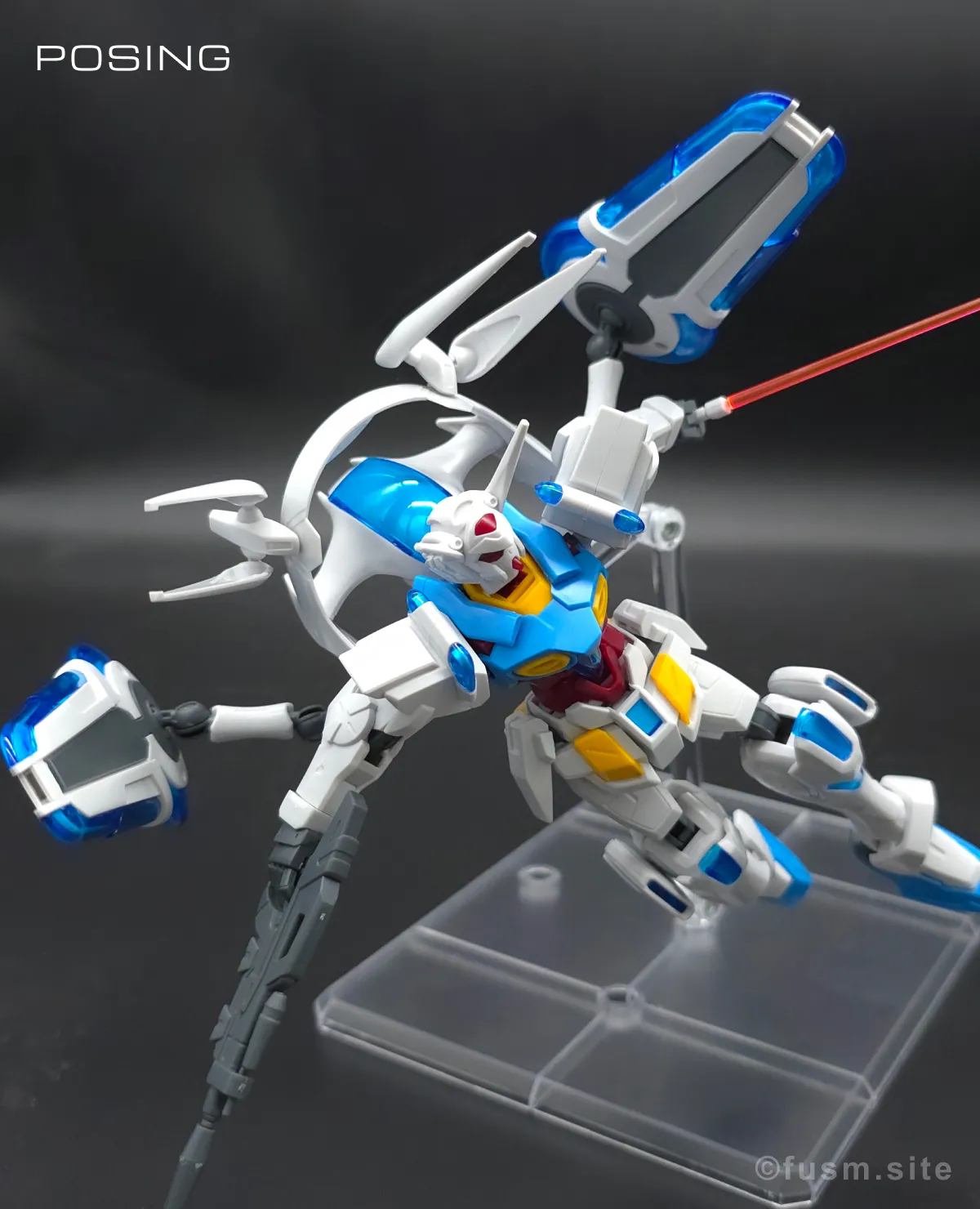 HG ガンダム G-セルフ(パーフェクトパック装備型) レビュー ポージング 17