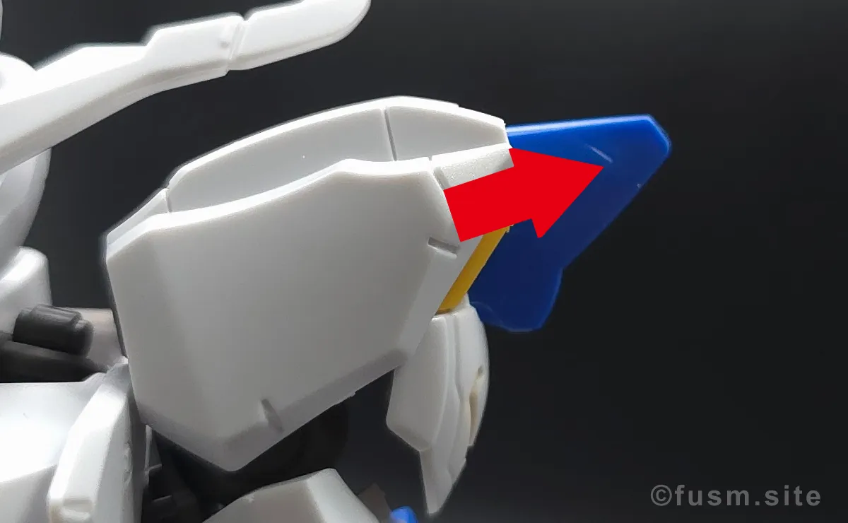 HG ガンダムバエル レビュー 肩ディテール ギミック