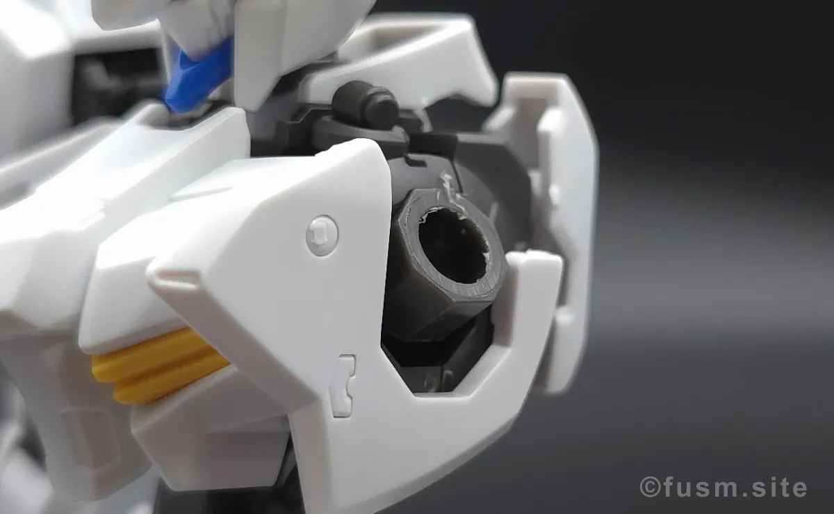 HG ガンダムバエル レビュー 肩ディテール 可動域 03