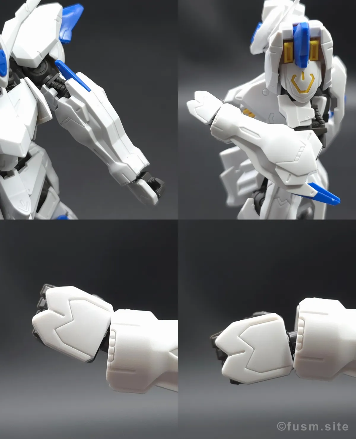 HG ガンダムバエル レビュー 腕部ディテール 可動域 01