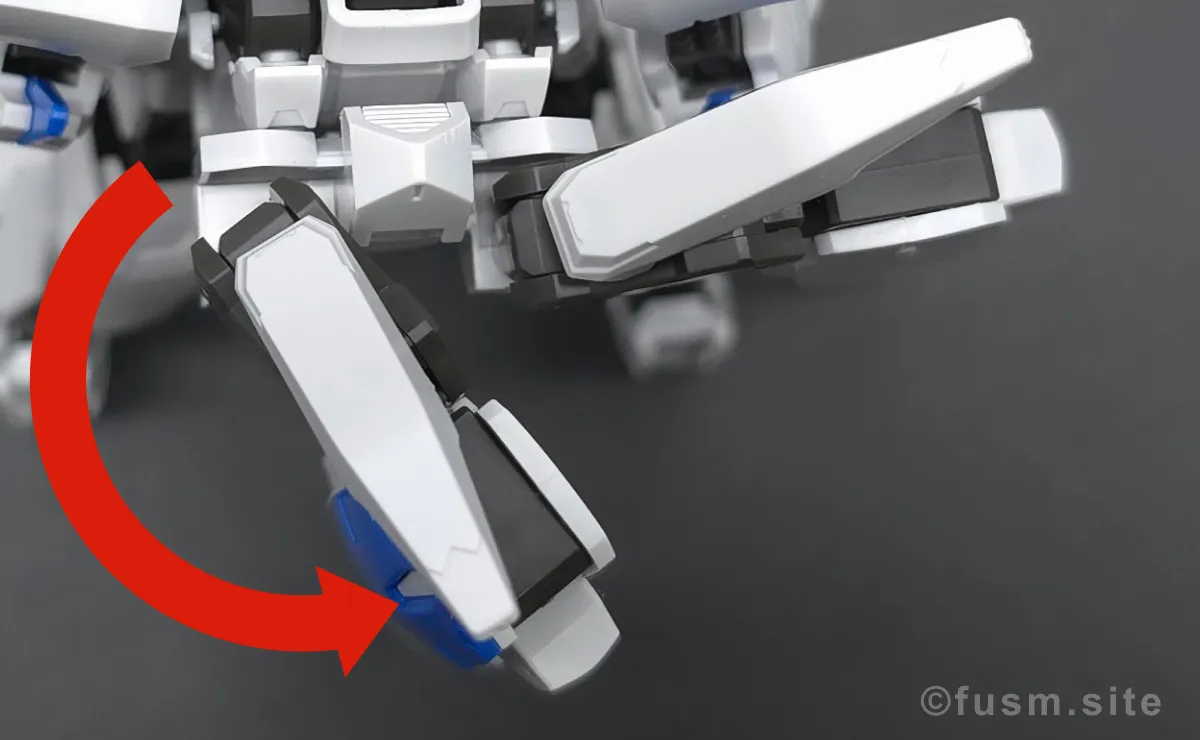 HG ガンダムバエル レビュー バックパックレビュー 可動域 01