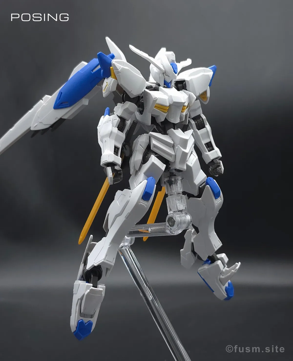 HG ガンダムバエル レビュー ポージング 01