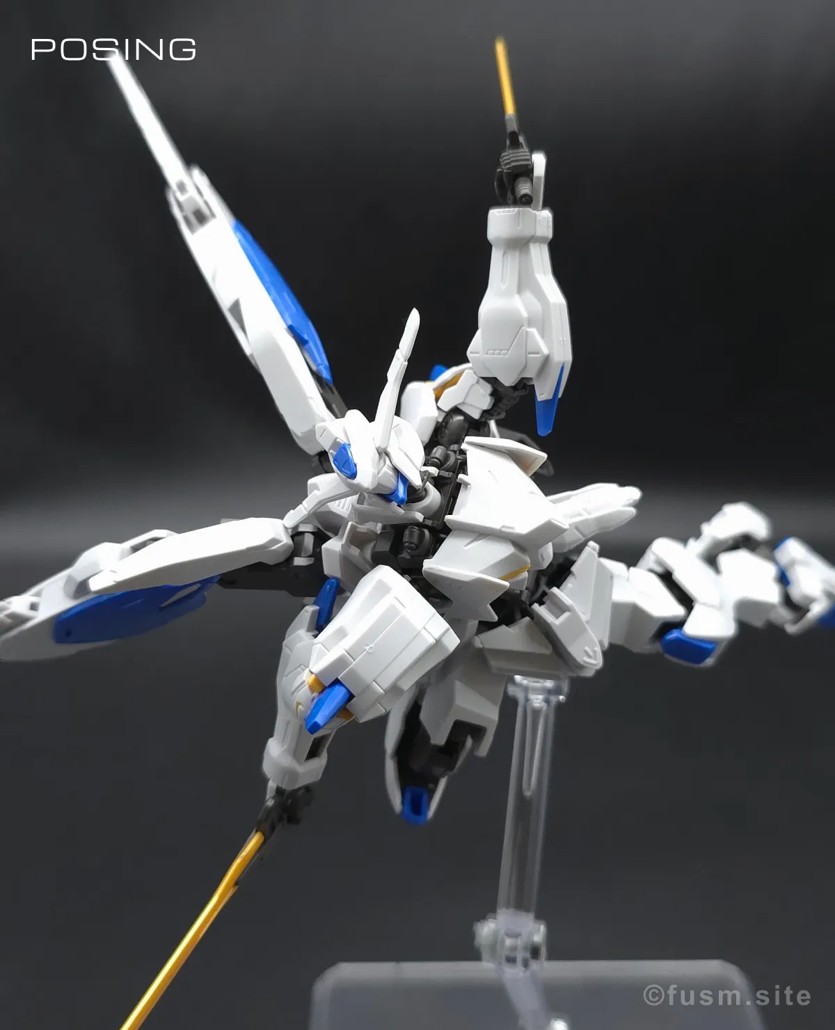 HG ガンダムバエル レビュー ポージング 14
