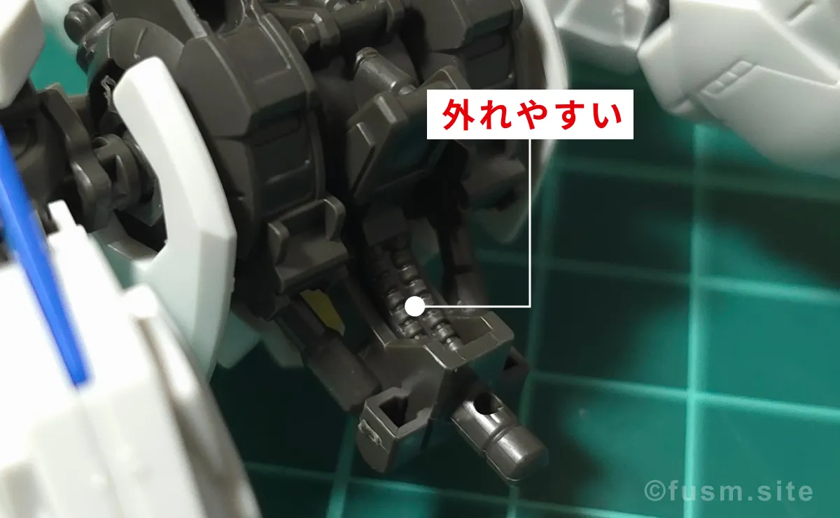 HG ガンダムバエル レビュー 耐久力が弱い箇所 02