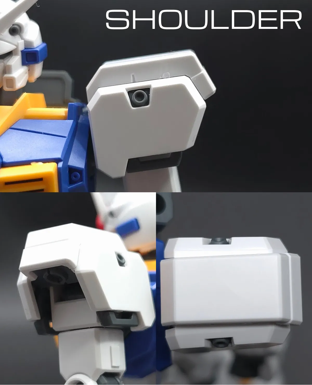 【傑作】HG ガンダム7号機『プレバン限定』 肩ディテール 01