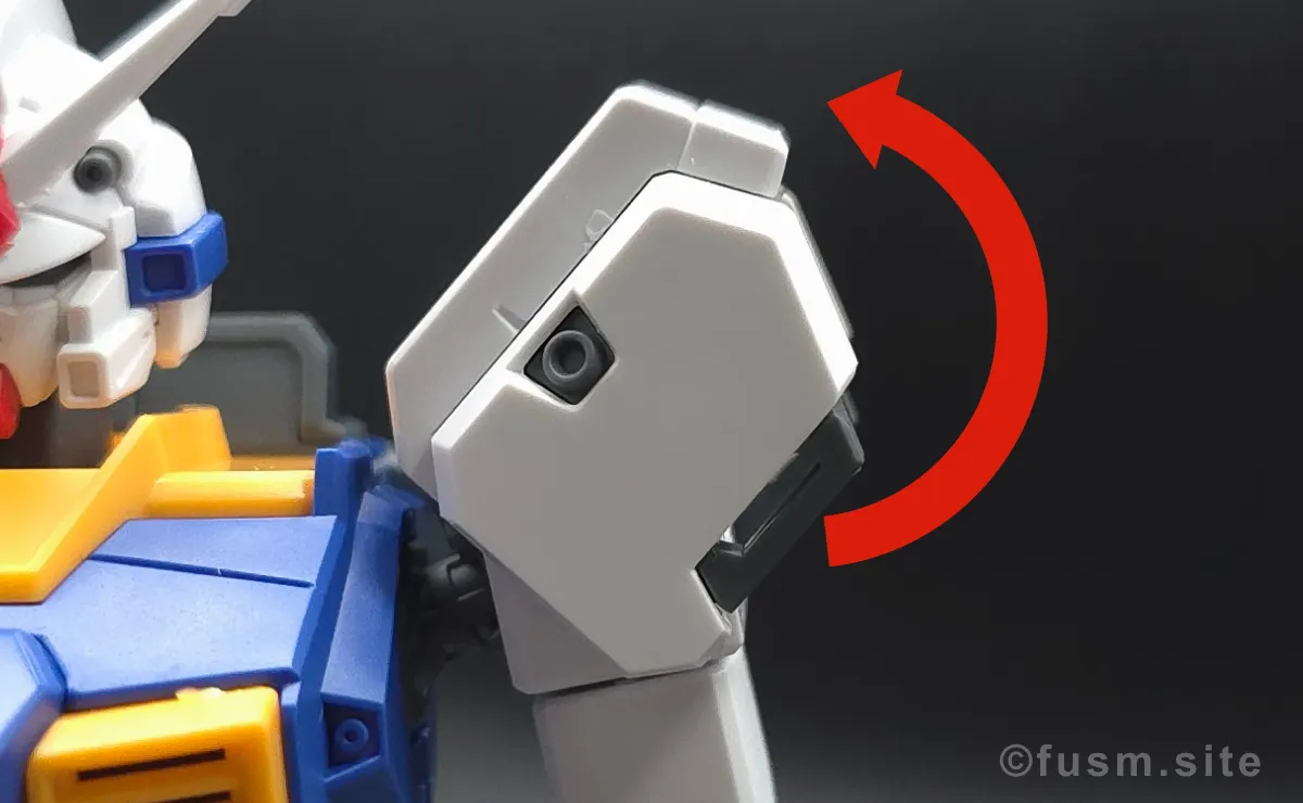【傑作】HG ガンダム7号機『プレバン限定』 肩ディテール 可動域 01