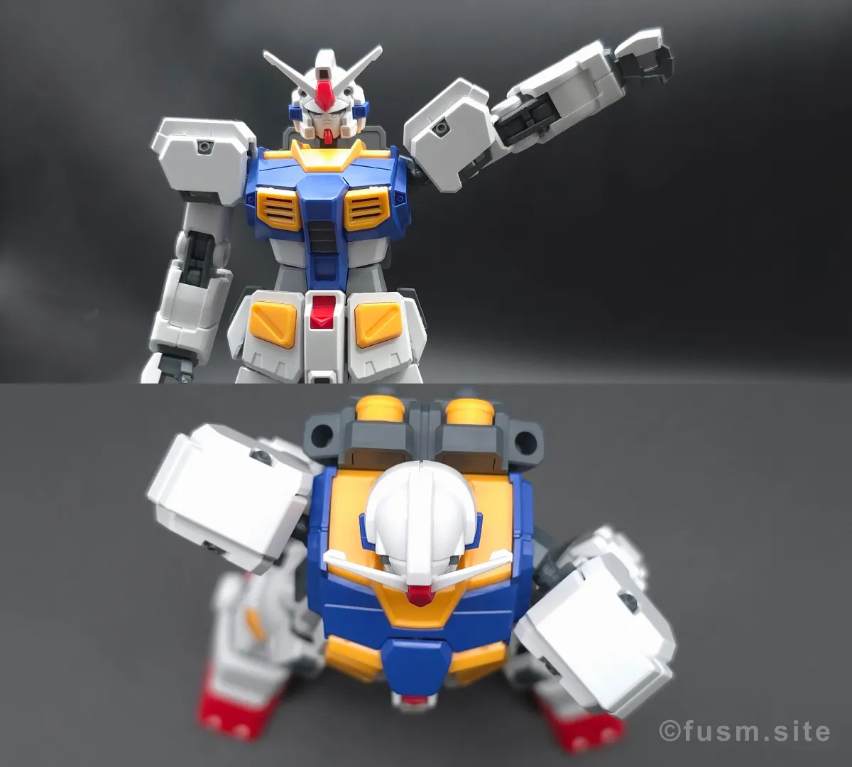 【傑作】HG ガンダム7号機『プレバン限定』 肩ディテール 可動域 02