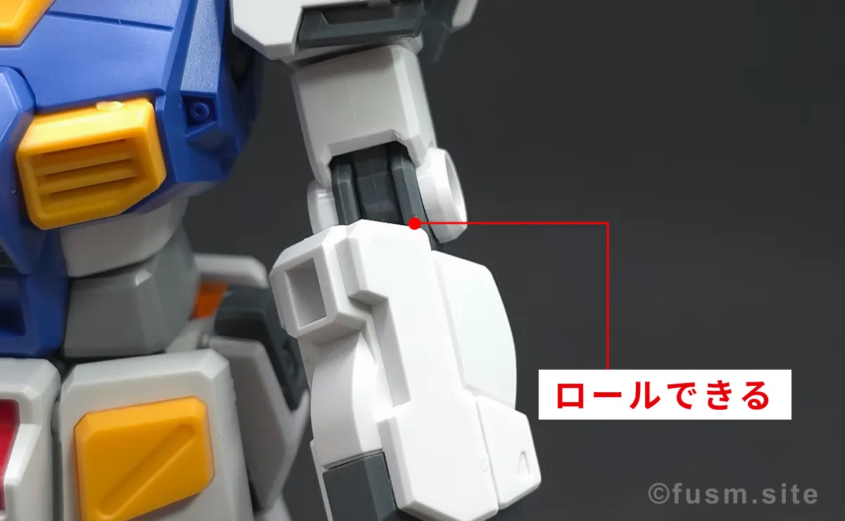 【傑作】HG ガンダム7号機『プレバン限定』 肩ディテール 可動域 05