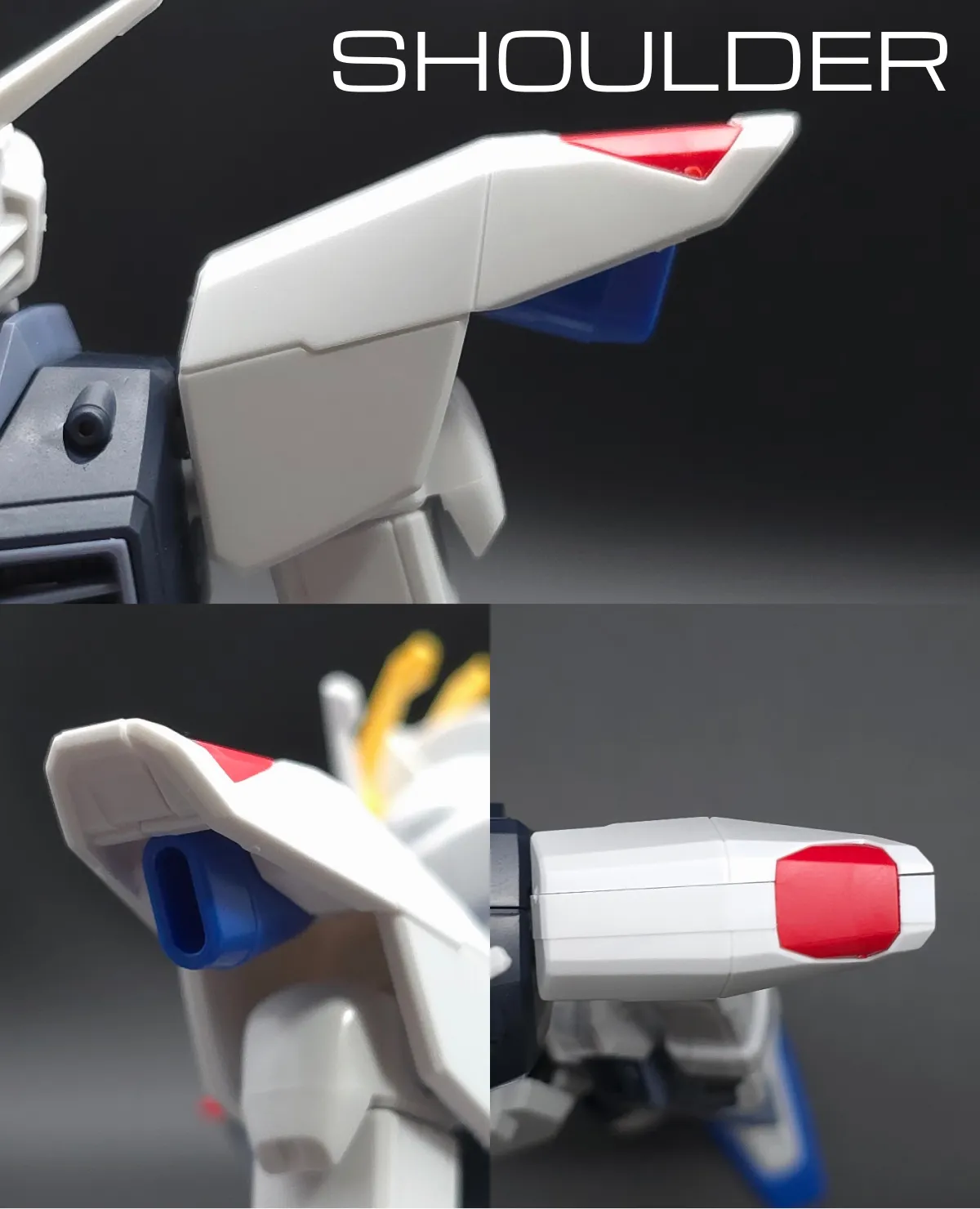 HGCE フリーダムガンダム レビュー 肩ディテール 01