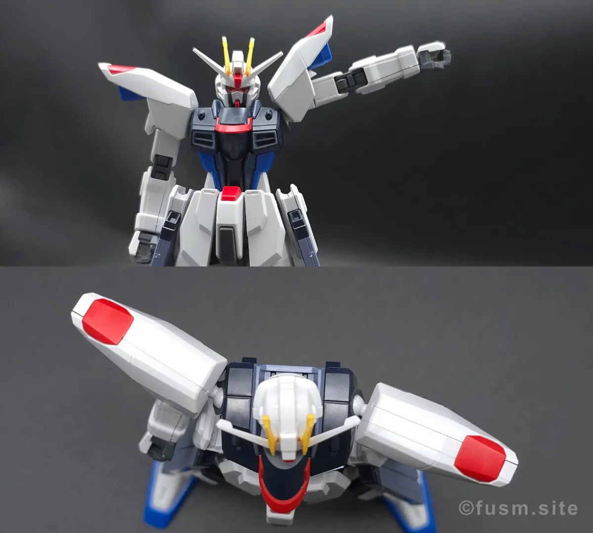 HGCE フリーダムガンダム レビュー 肩ディテール 可動域 01