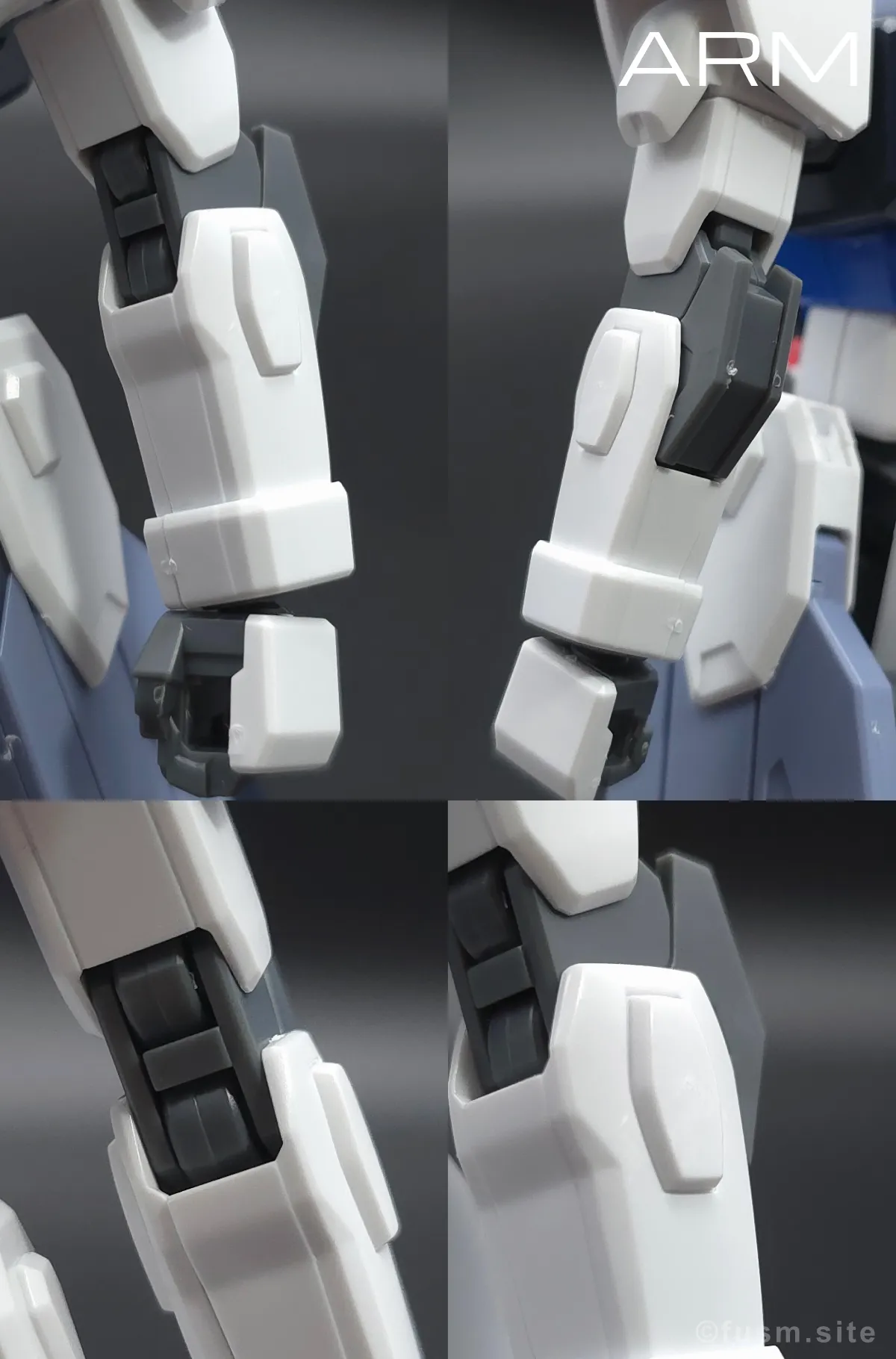 HGCE フリーダムガンダム レビュー 腕部ディテール 01
