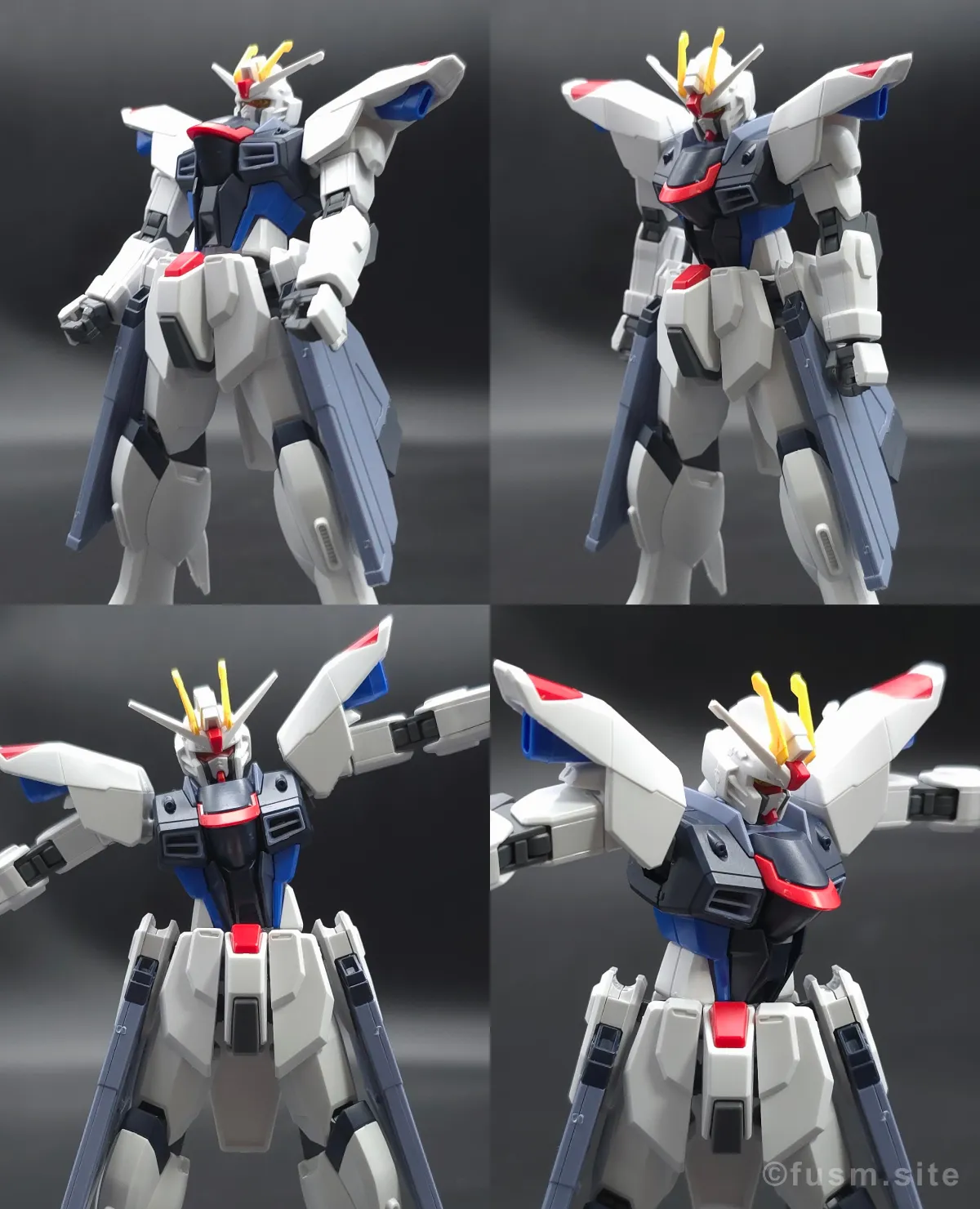 HGCE フリーダムガンダム レビュー 胴体ディテール 可動域 01