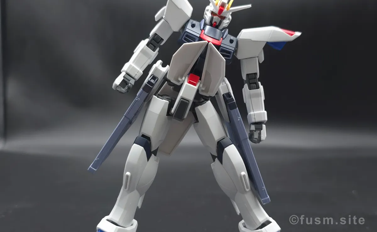 HGCE フリーダムガンダム レビュー 胴体ディテール 可動域 05