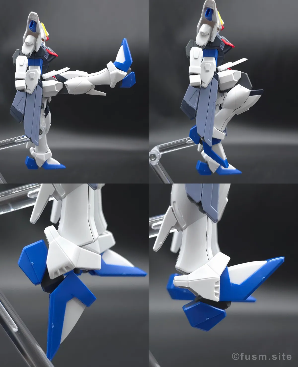 HGCE フリーダムガンダム レビュー 脚部ディテール 可動域 01