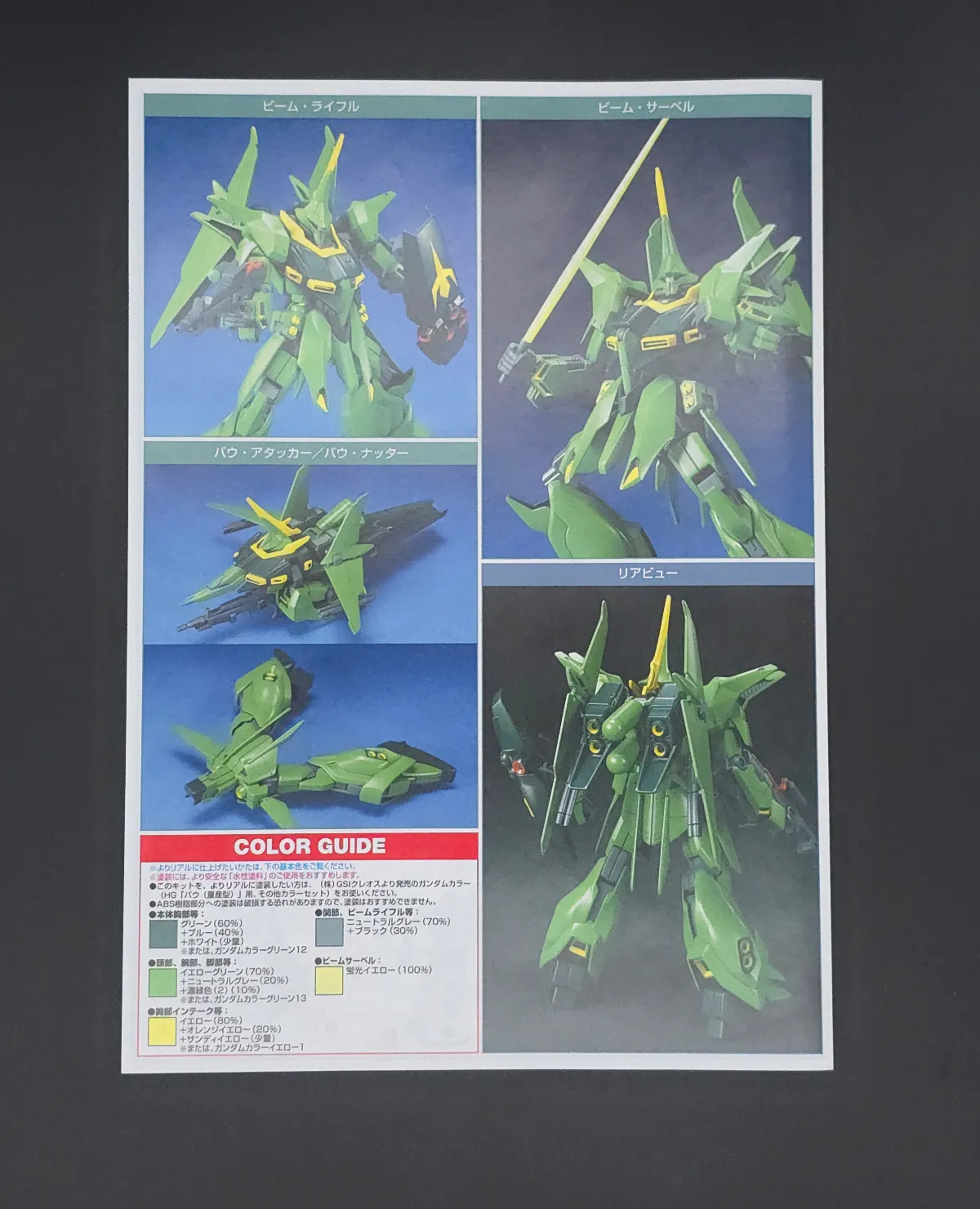 HGUC バウ(量産型) レビュー パッケージ 05
