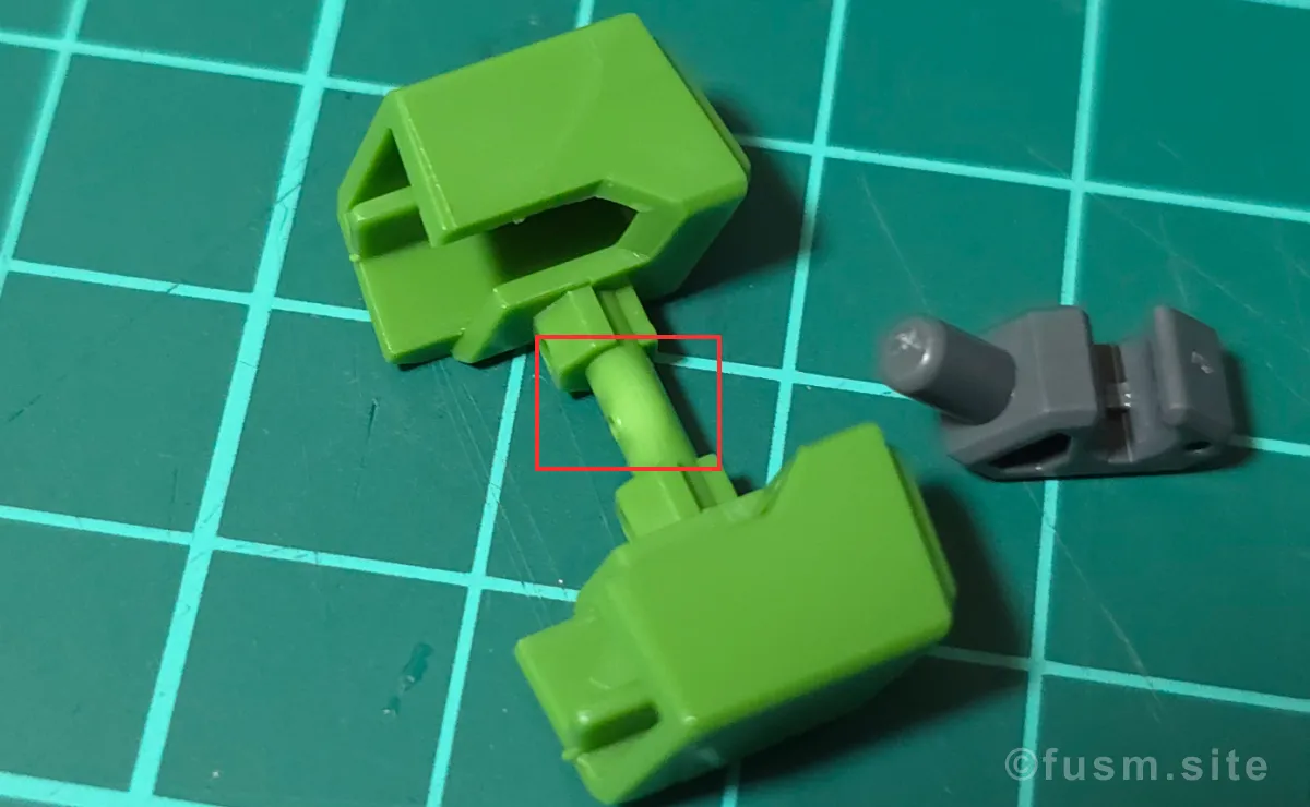 HGUC バウ(量産型) レビュー パーツ・構造・組み立て 04