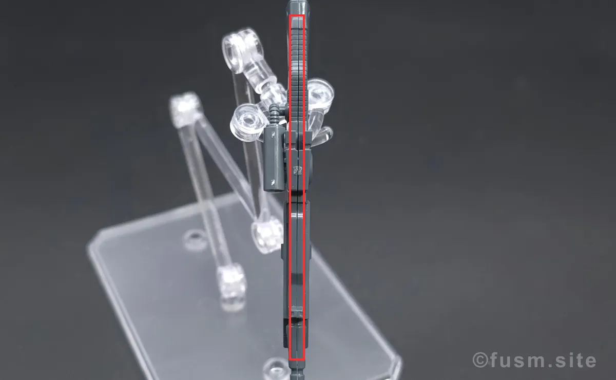 HGUC バウ(量産型) レビュー 付属品 合わせ目