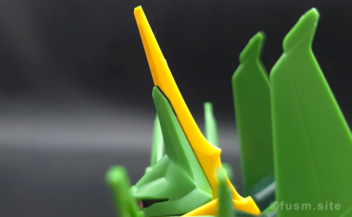 HGUC バウ(量産型) レビュー 頭部ディテール 02