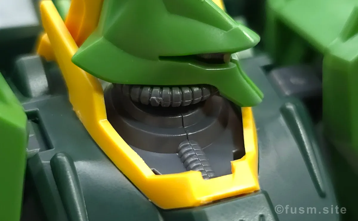 HGUC バウ(量産型) レビュー 頭部ディテール 03