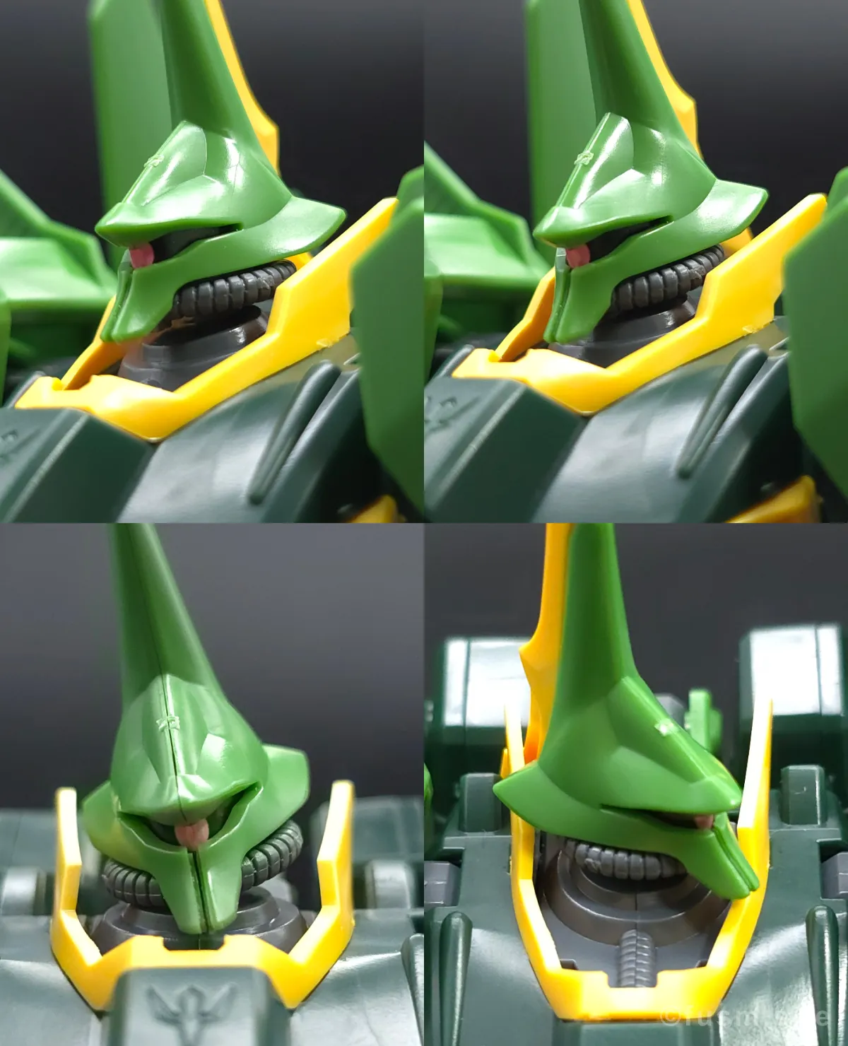 HGUC バウ(量産型) レビュー 頭部ディテール 可動域 01