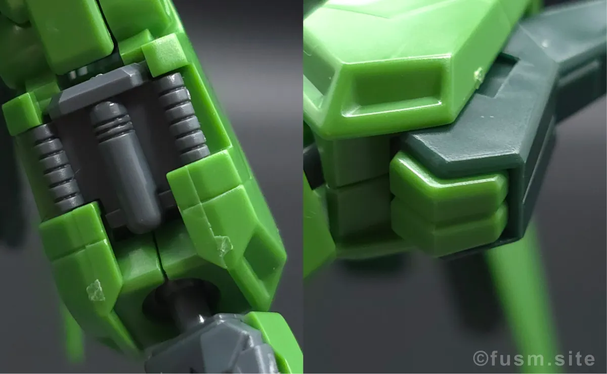 HGUC バウ(量産型) レビュー 腕部ディテール 03
