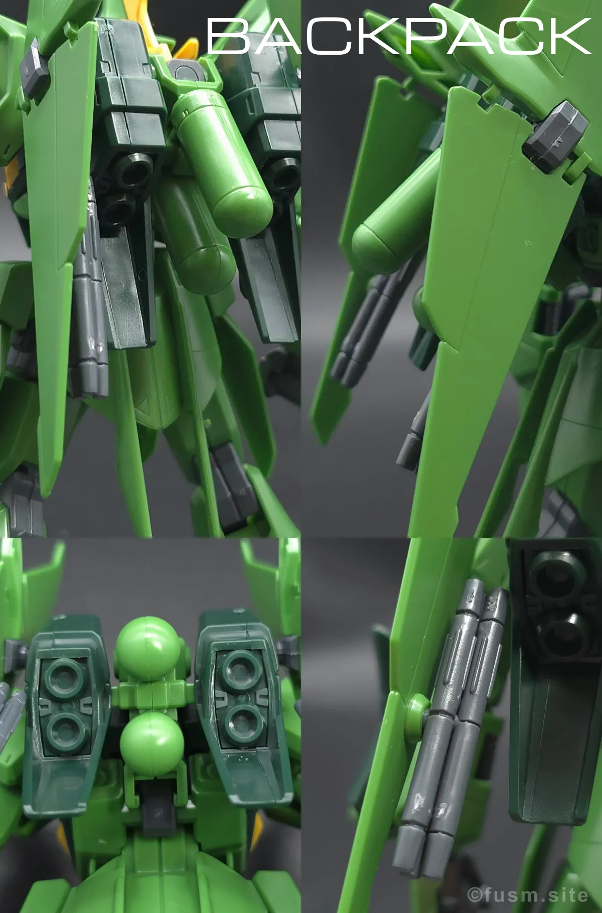 HGUC バウ(量産型) レビュー バックパックレビュー 01