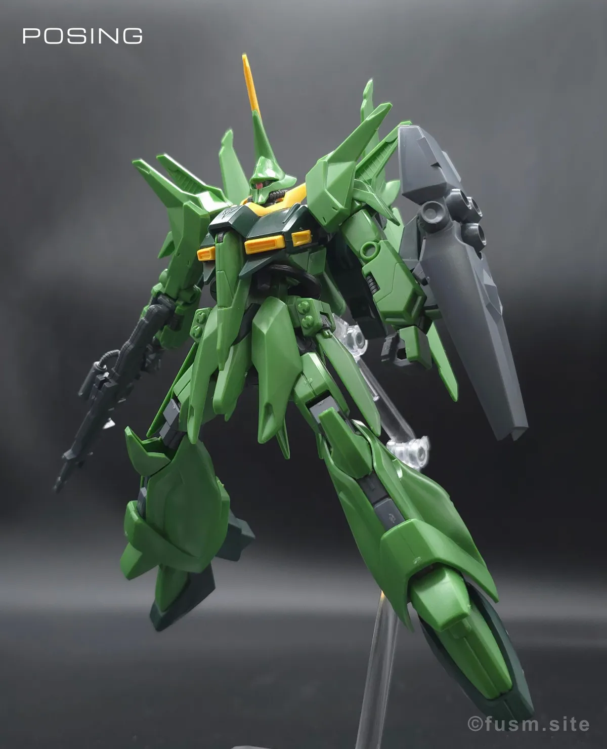 HGUC バウ(量産型) レビュー ポージング 07