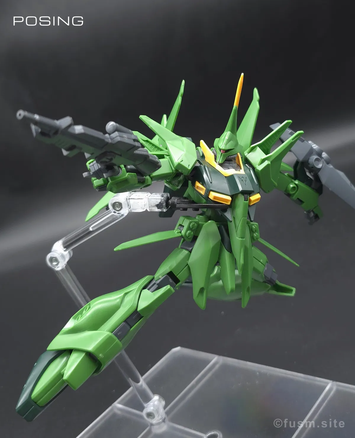 HGUC バウ(量産型) レビュー ポージング 08
