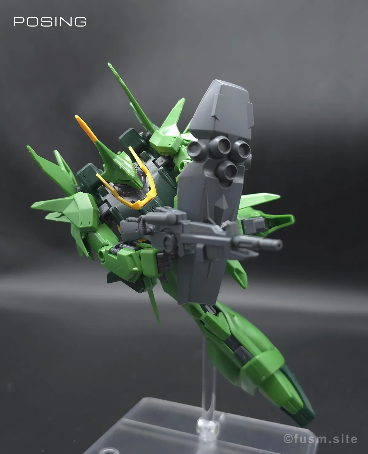 HGUC バウ(量産型) レビュー ポージング 09