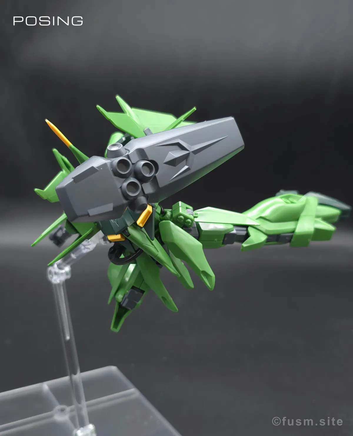 HGUC バウ(量産型) レビュー ポージング 11