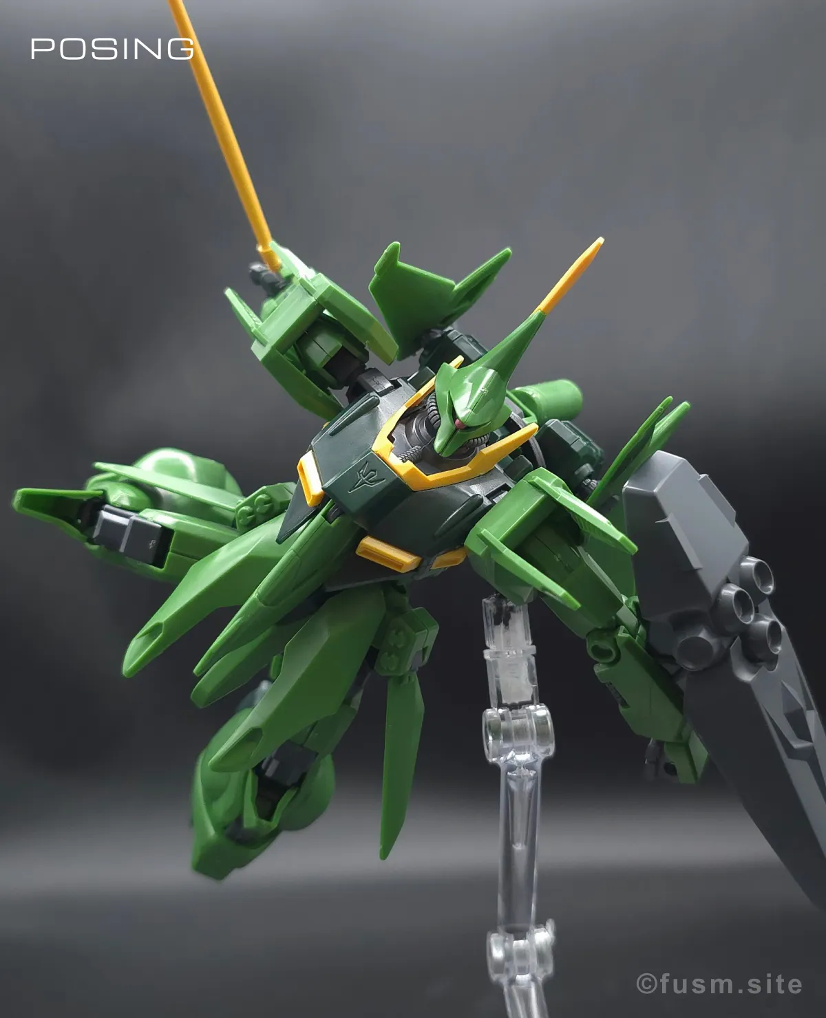 HGUC バウ(量産型) レビュー ポージング 12