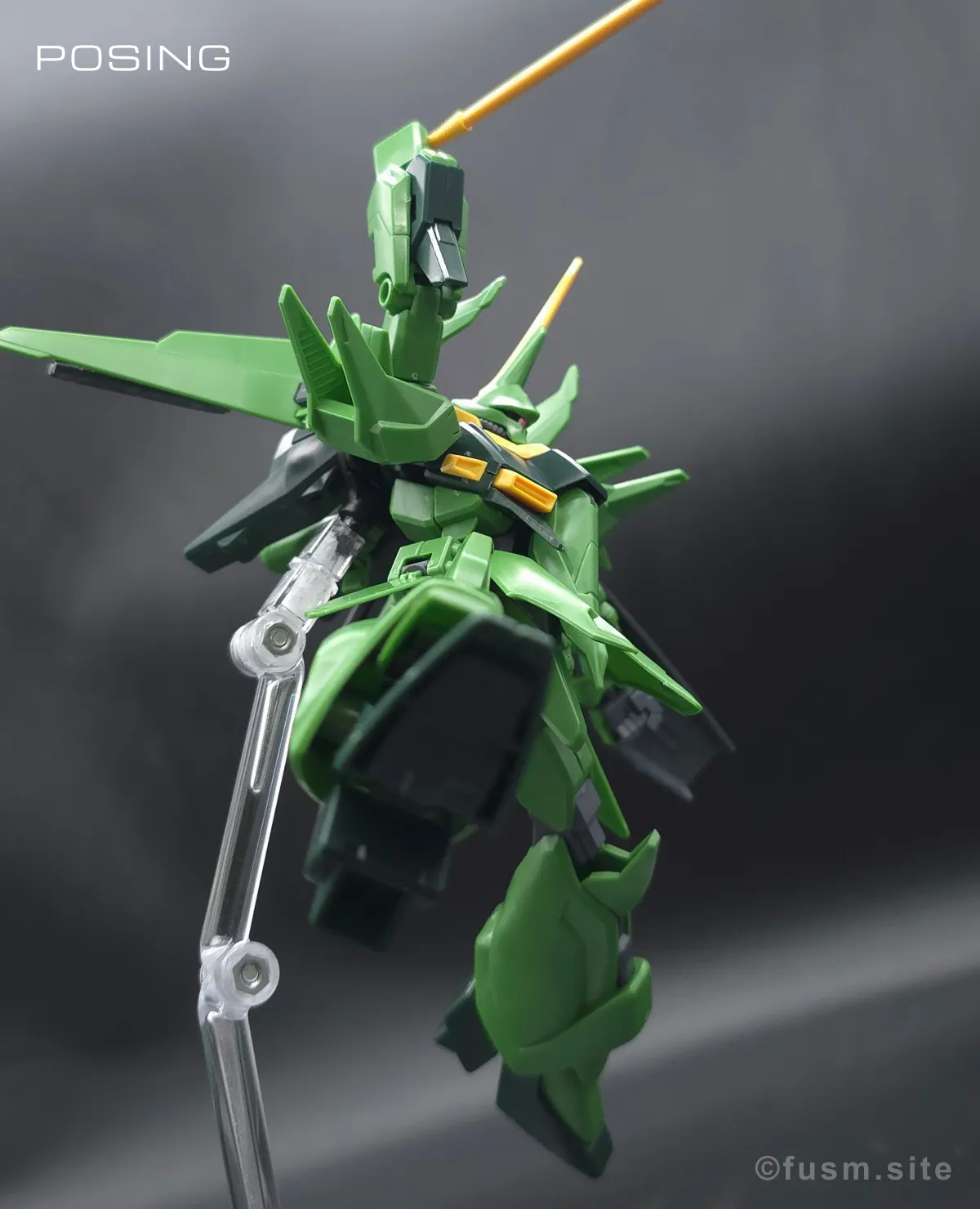 HGUC バウ(量産型) レビュー ポージング 14