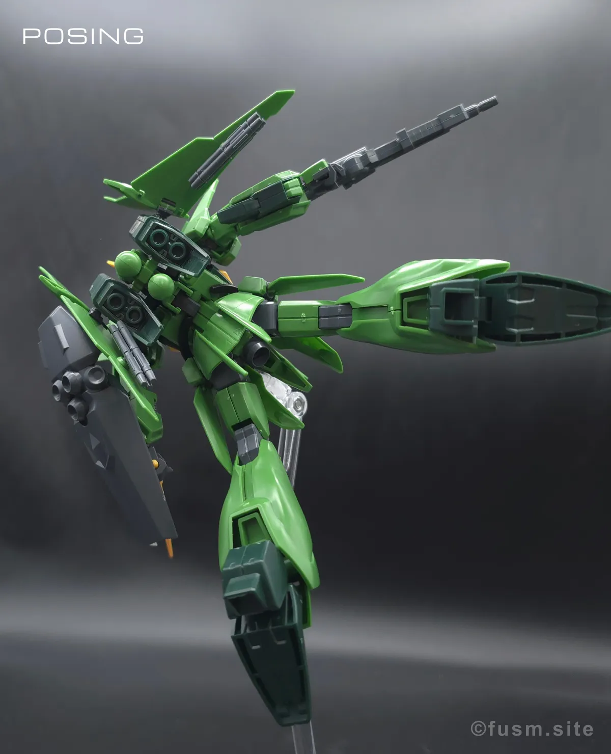 HGUC バウ(量産型) レビュー ポージング 16