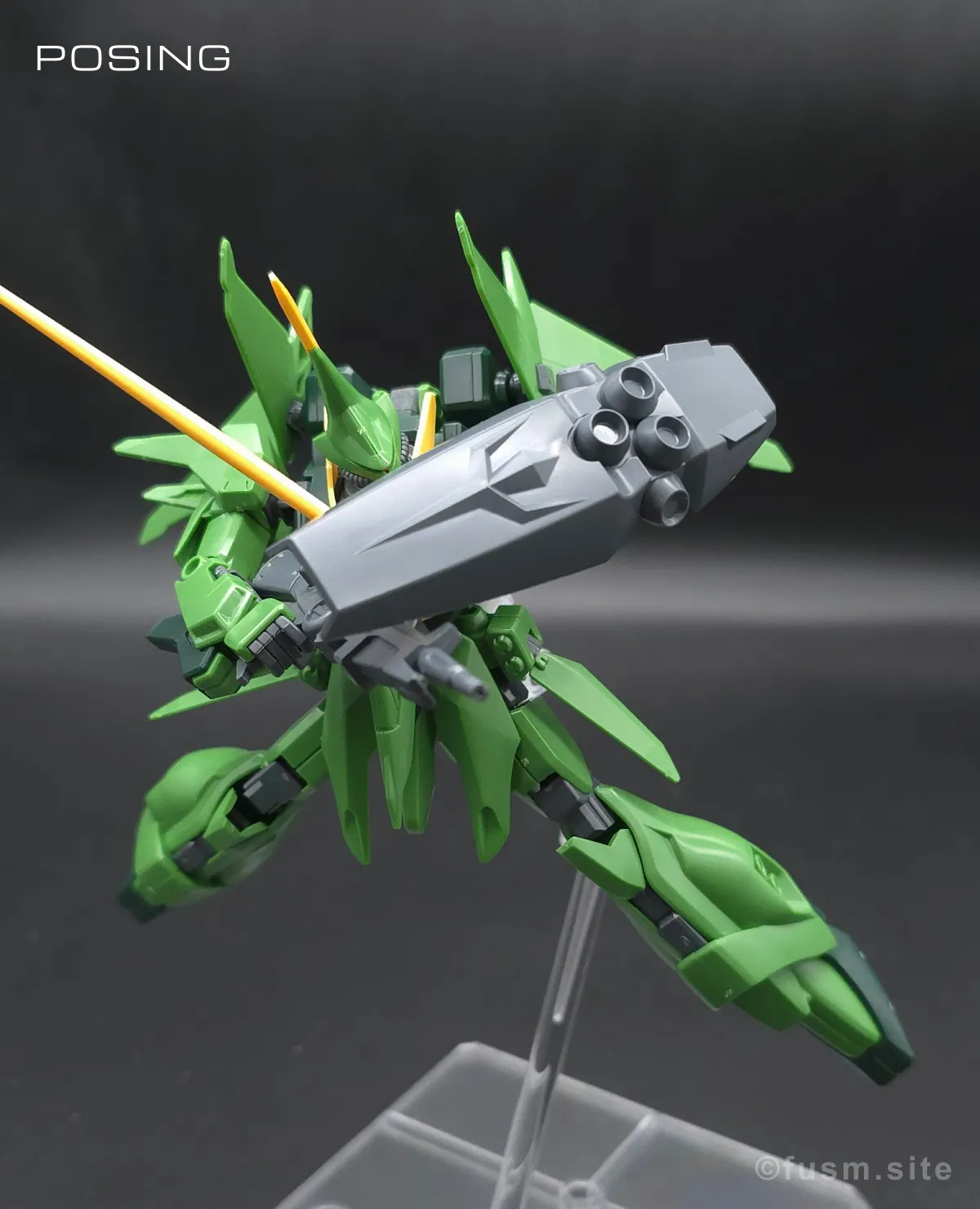 HGUC バウ(量産型) レビュー ポージング 18