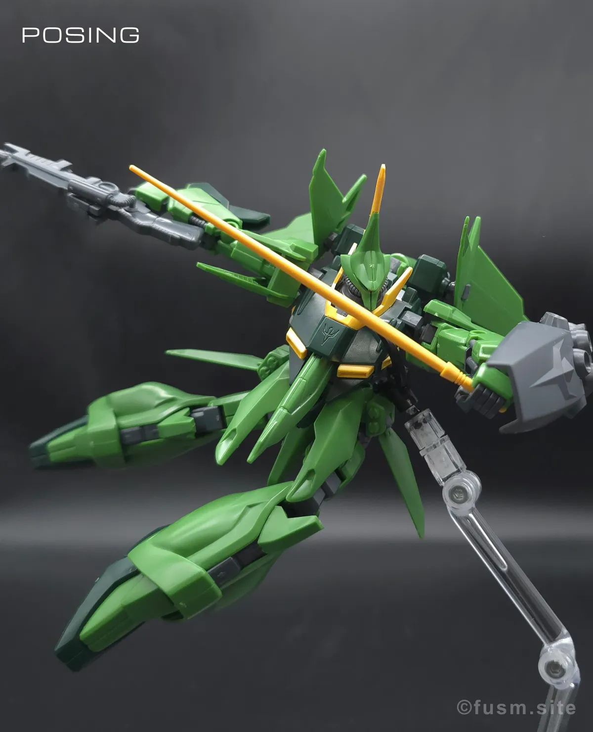 HGUC バウ(量産型) レビュー ポージング 19