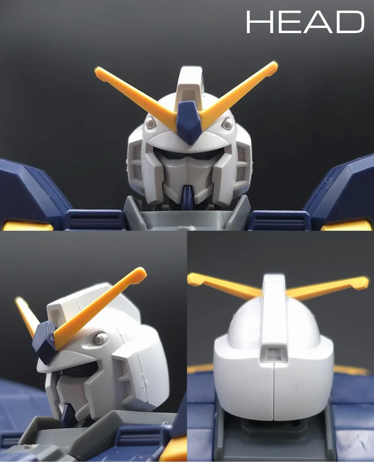 HG ガンダム6号機(マドロック) レビュー 頭部ディテール 01