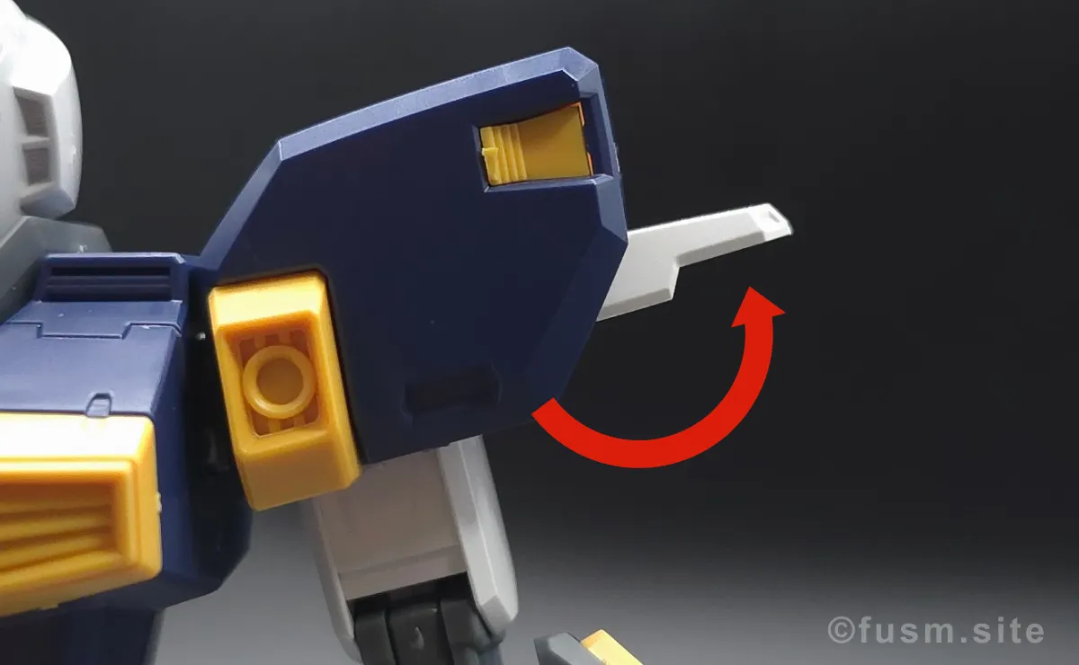 HG ガンダム6号機(マドロック) レビュー 肩ディテール 可動域 01