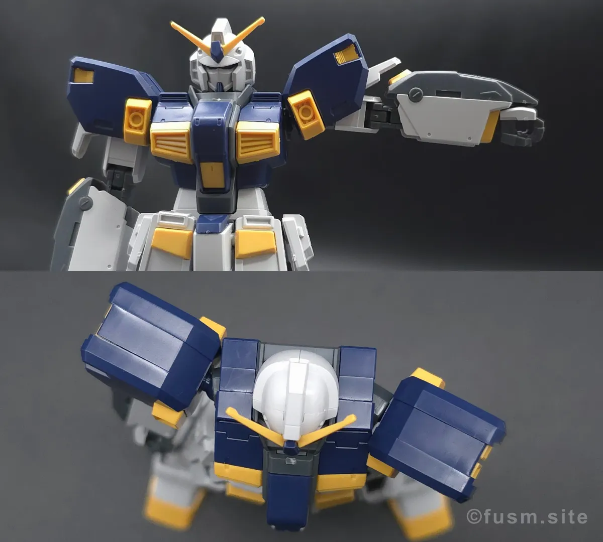 HG ガンダム6号機(マドロック) レビュー 肩ディテール 可動域 02