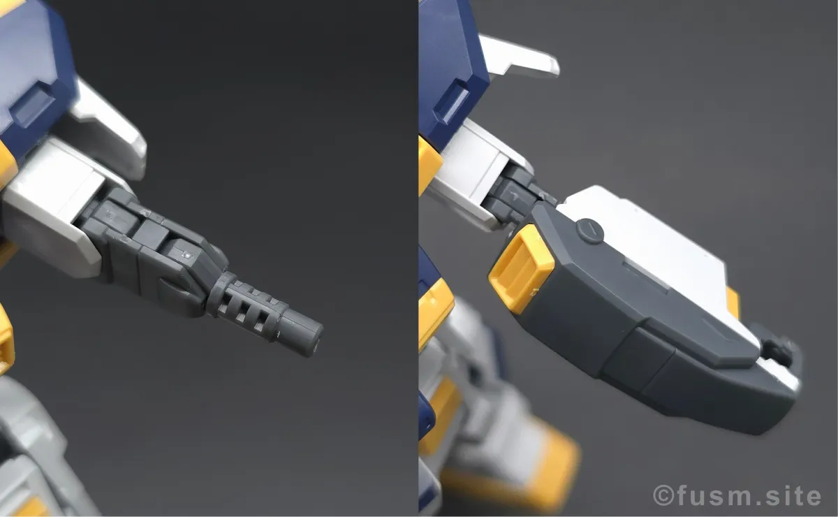 HG ガンダム6号機(マドロック) レビュー 腕部ディテール 可動域 02