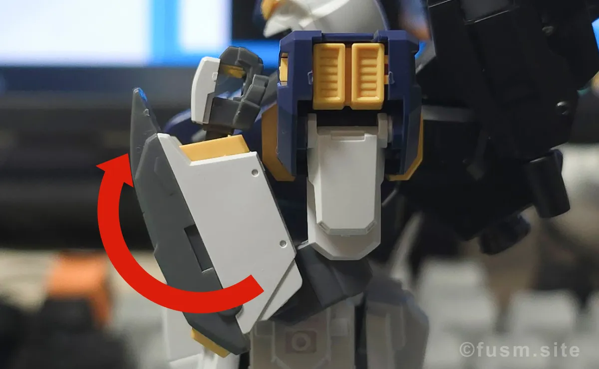 HG ガンダム6号機(マドロック) レビュー 腕部ディテール 可動域 03